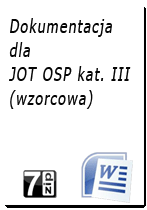 Dokumentacja dla JOT OSP kat. III